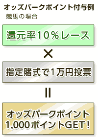 ｵｯｽﾞﾊﾟｰｸﾎﾟｲﾝﾄ付与例