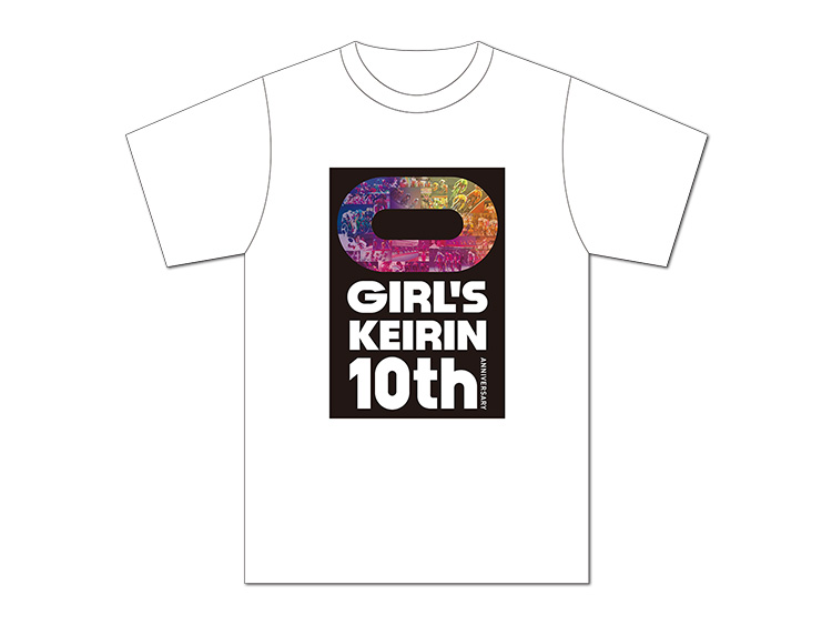 ガールズケイリン10周年記念Tシャツ