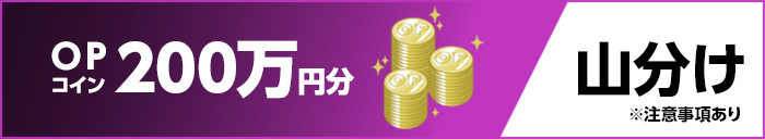 OPコイン200万円分 山分け※注意事項あり