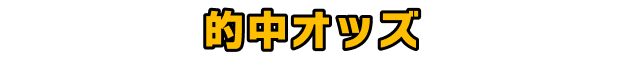 的中オッズ