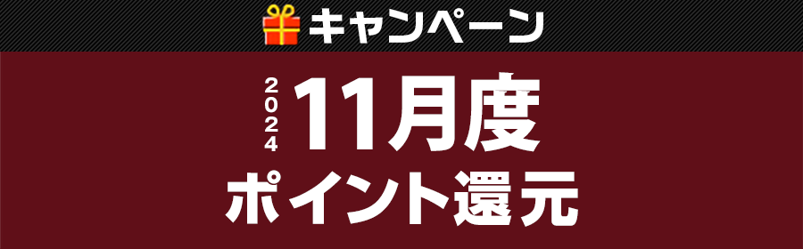 【競馬（複）】CP_11月度ポイント還元キャンペーン241130