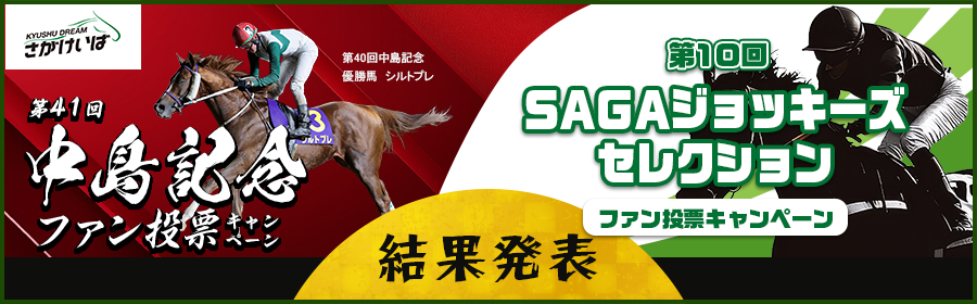 第41回中島記念ファン投票キャンペーン結果発表